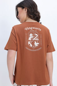 Zivame Harry Potter Knit Cotton Loungewear Set - Whisper White — thumbnail 6